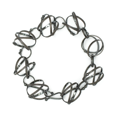 Mobius Link Bracelet
Oxidized sterling
BRMB01-OX 450. Mobius Link Bracelet
Oxidized sterling
BRMB01-OX 450.